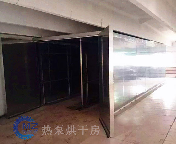 空气能热泵烘干房安装现场